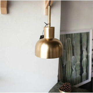 HANGIR Gilded Metal White Ceiling Light – view 3