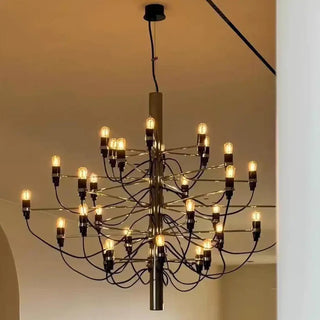 Modern metal multi-bulb pendant lamp, stylish home ceiling hanging light
