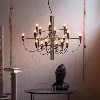 Multi-bulb pendant light, modern metal hanging lamp for stylish home lighting