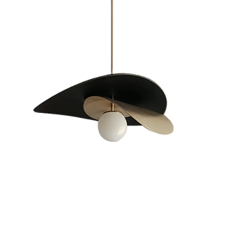 PAINED Metal Black White Pendant – view 5