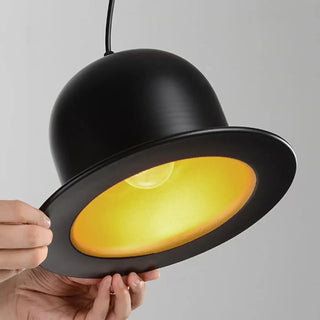 REFLOR Black Metal with Warm Golden Reflector Ceiling Light – view 2