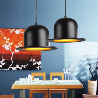 REFLOR Black Metal with Warm Golden Reflector Ceiling Light – view 5