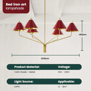 Durable contemporary metal pendant ceiling lamp, modern hanging light