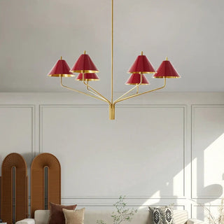 Contemporary metal pendant light, modern durable hanging ceiling lamp