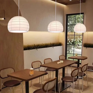 Plafonnier en métal et tissu – Plafonnier design contemporain avec élégance et matériaux mixtes