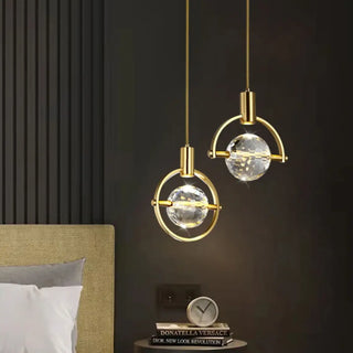 BINAH Minimalist Golden Stone Ceiling Light – view 8
