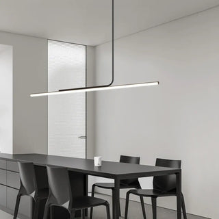 LUNI Minimalist Black LED Dining Room Ceiling Light – view 1