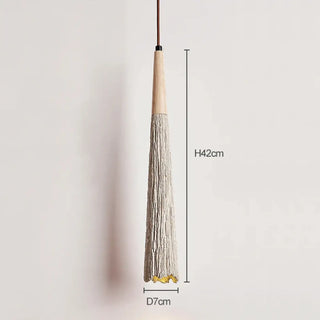 Soft warm polymer pendant lamp, minimalist modern metal ceiling hanging light