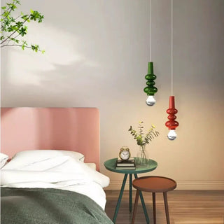 MINILA Minimalist Metal and Glass Ceiling Light – view 2