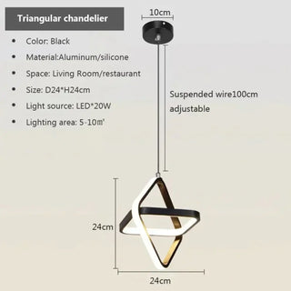 DALLERIA Minimalist Geometric Ceiling Light – view 6