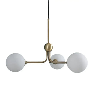 MILKO Minimalist Three Globe Pendant Ceiling Light