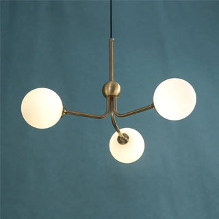 MILKO Minimalist Three Globe Pendant Ceiling Light