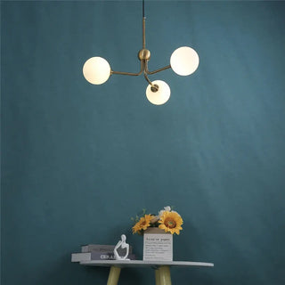 MILKO Minimalist Three Globe Pendant Ceiling Light