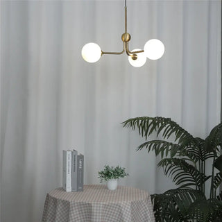 MILKO Minimalist Three Globe Pendant Ceiling Light