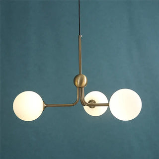 MILKO Minimalist Three Globe Pendant Ceiling Light