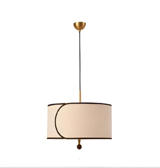AVINAH Modern Beige Fabric Shade Ceiling Light – view 2