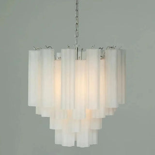 Glass pendant lamp, modern soft diffused hanging ceiling light