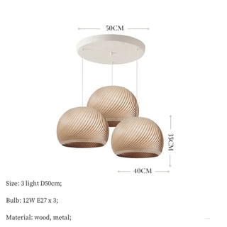MAGNATE Modern Wood Elegant Ceiling Light – view 8