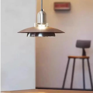 ANGY Modern Wood and Metal Ceiling Light – view 3