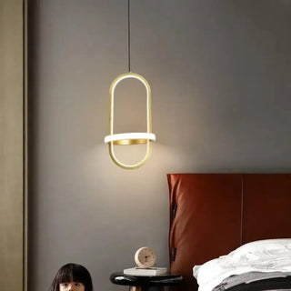 MONIRU Modern Minimalist Bedroom Pendant Ceiling Light – view 1