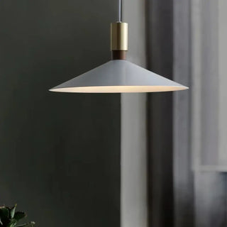 COMAL Modern Metal Cone with Golden Detail Ceiling Light – view 3