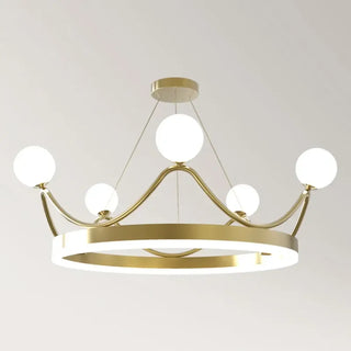 REINE Modern Golden White Balls Ceiling Light – view 1