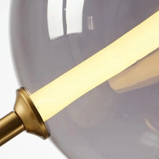 DARONTE Modern Golden Pendant Ceiling Light with Transparent Globe – view 6