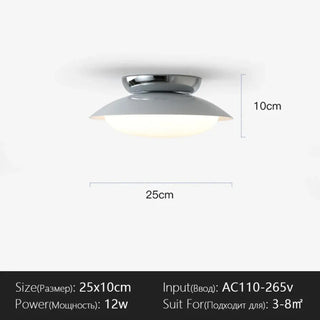MORONETE Ceiling Light – Underside View of Sleek Metal Fixture