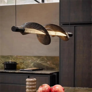 GASTIV Modern Wavy Glass Ceiling Light – view 2
