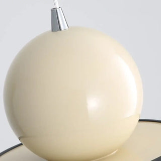 Modern colored sphere suspension pendant lamp, elegant ceiling hanging light
