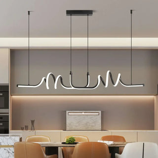 MODELIRA Modern Wavy Effect Ceiling Light – view 1