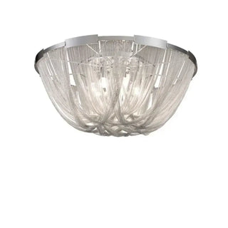 ARGINA Modern Metallic Silver Wires Ceiling Light – view 5