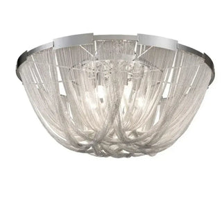 ARGINA Modern Metallic Silver Wires Ceiling Light – view 8