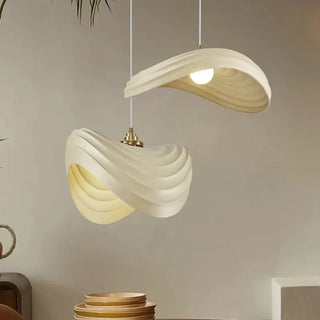 LAITTE Modern White Pebble Ceiling Light – view 2