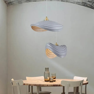 LAITTE Modern White Pebble Ceiling Light – view 3