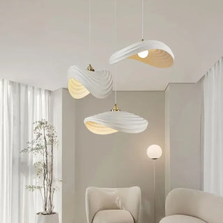 LAITTE Modern White Pebble Ceiling Light – view 4