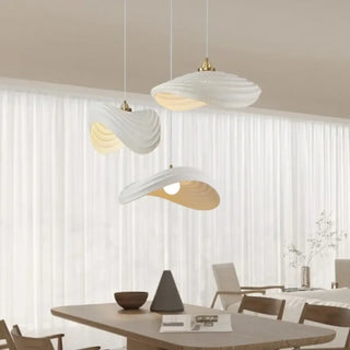 LAITTE Modern White Pebble Ceiling Light – view 1