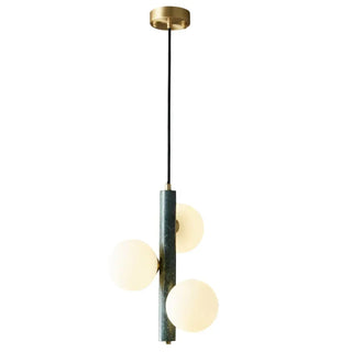 BOULLIS Modern Opaline Gilded Globes Ceiling Light – view 6