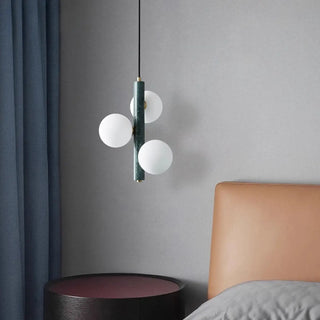 BOULLIS Modern Opaline Gilded Globes Ceiling Light – view 5
