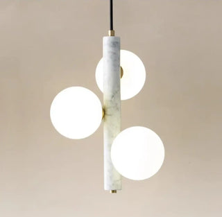 BOULLIS Modern Opaline Gilded Globes Ceiling Light – view 1