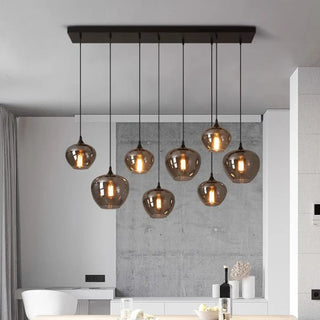 PUNCH Modern Smoked Glass Globes Ceiling Light – view 1