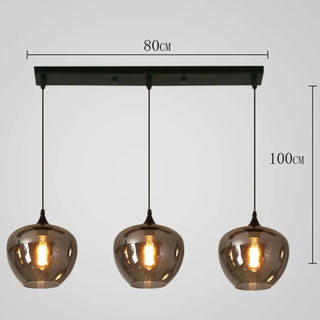 PUNCH Modern Smoked Glass Globes Ceiling Light – view 4