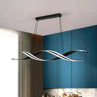 NIDO Modern LED Black or Gold Dining Room Ceiling Light – view 3