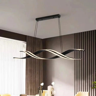 NIDO Modern LED Black or Gold Dining Room Ceiling Light – view 1