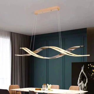 NIDO Modern LED Black or Gold Dining Room Ceiling Light – view 4