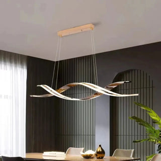 NIDO Modern LED Black or Gold Dining Room Ceiling Light – view 2