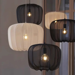 MILUMO Modern Metal and Fabric Elegant Ceiling Light – view 2