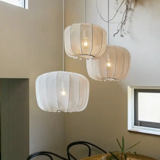 MILUMO Modern Metal and Fabric Elegant Ceiling Light – view 1