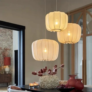 MILUMO Modern Metal and Fabric Elegant Ceiling Light – view 4