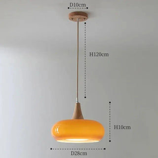 DURXY Modern Minimalist White Glass Ceiling Light – view 8